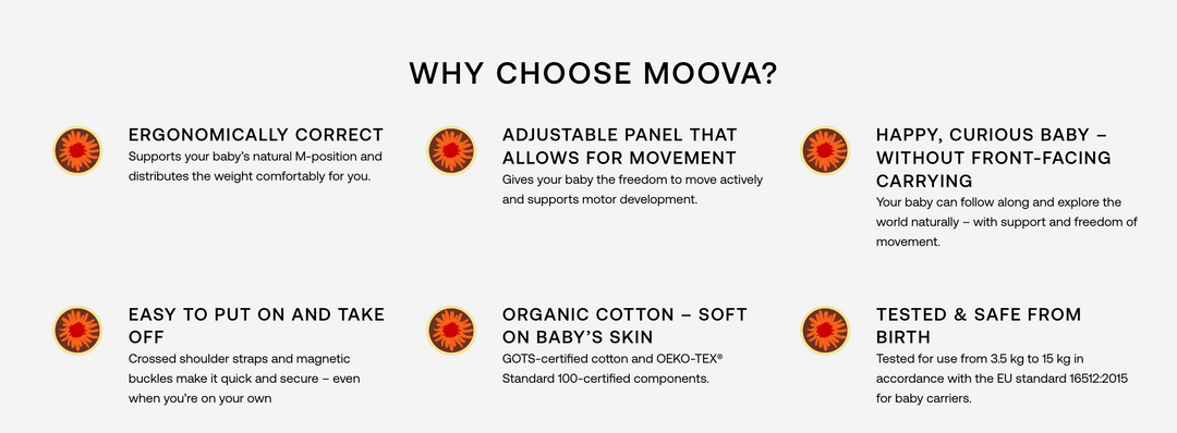 Moova Balance Baby Carrier - Anthracite