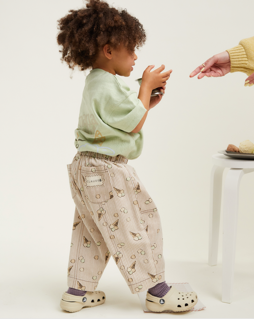 Claude & Co Rex Ice Cream Trouser - Beige