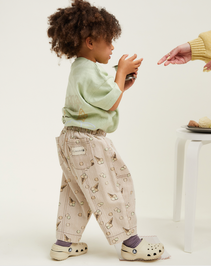 Claude & Co Rex Ice Cream Trouser - Beige