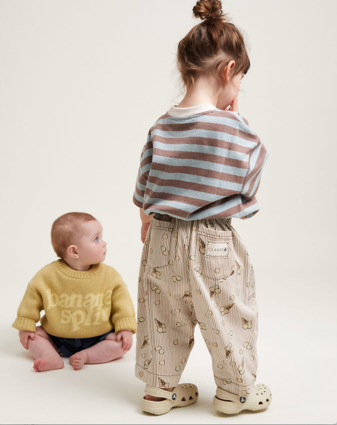 Claude & Co Rex Ice Cream Trouser - Beige