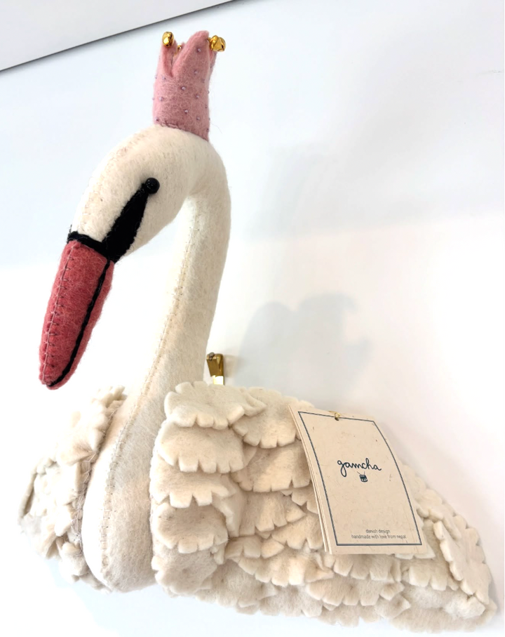 Gamcha Animal Head - Swan White
