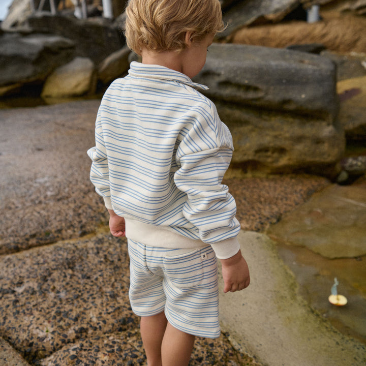 Nature Baby Camper Sweatshirt - Stripe Trio