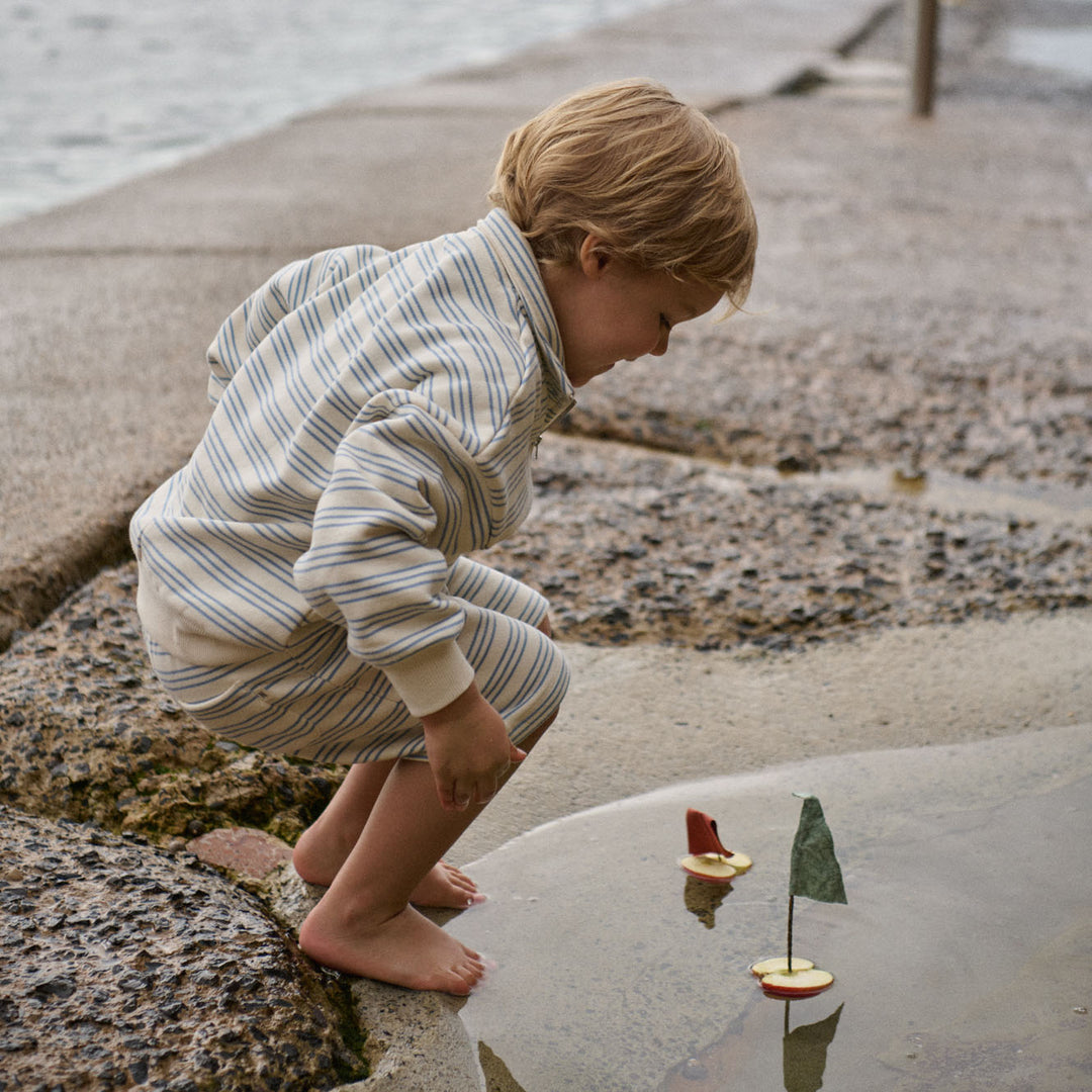 Nature Baby Camper Sweatshirt - Stripe Trio
