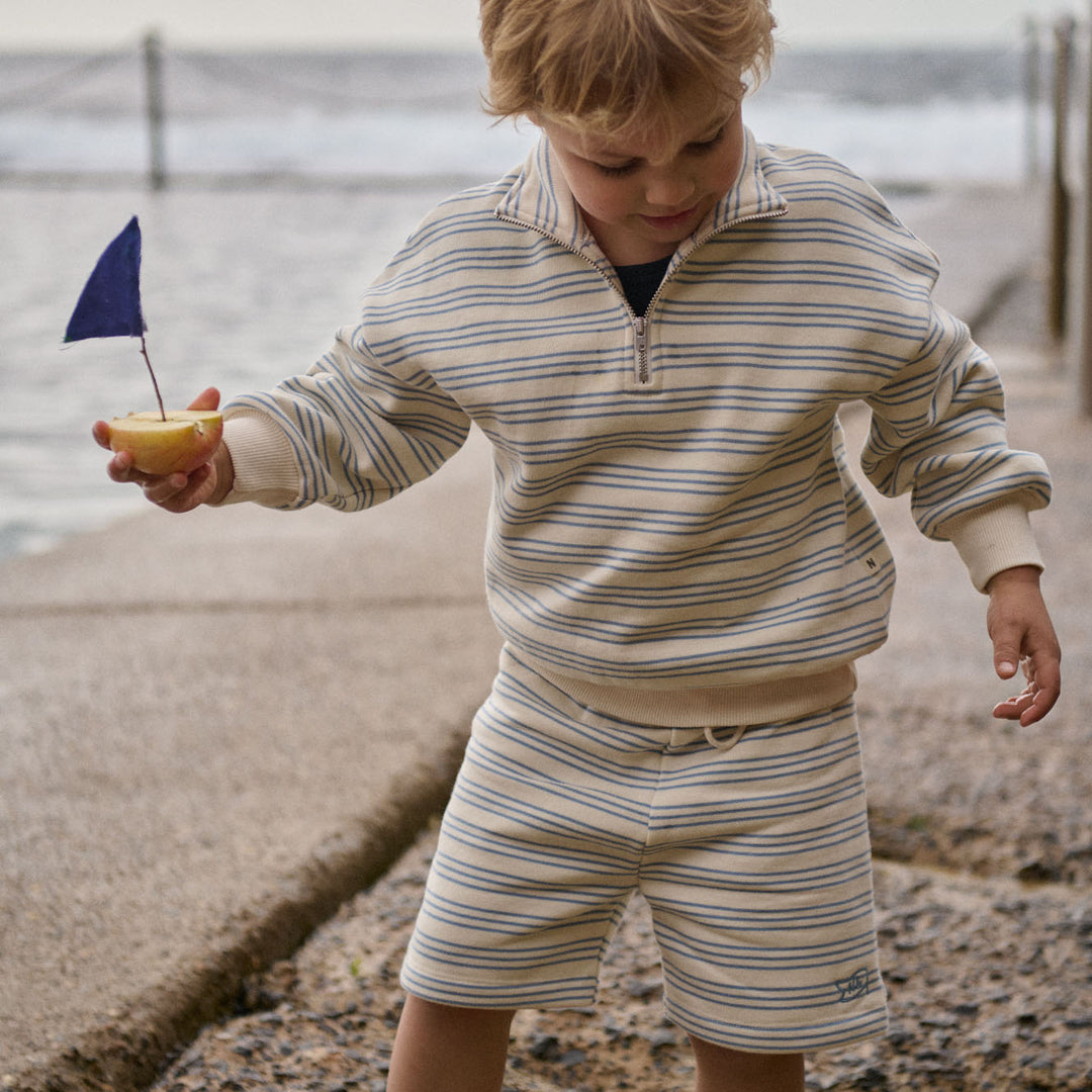 Nature Baby Camper Sweatshirt - Stripe Trio