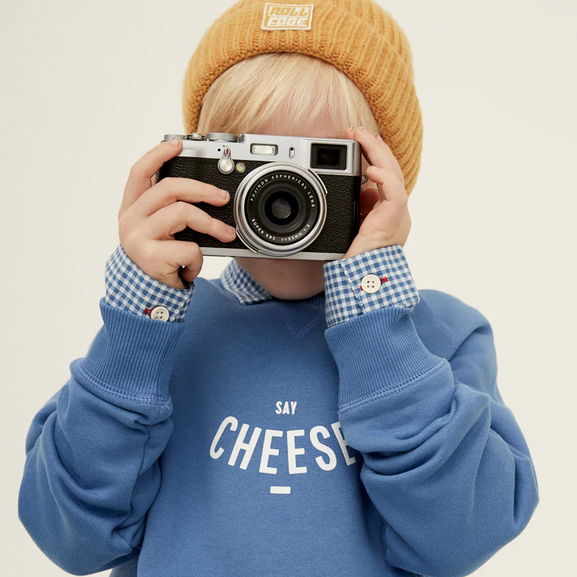 Bob & Blossom 'Say Cheese' Sweatshirt - Sailor