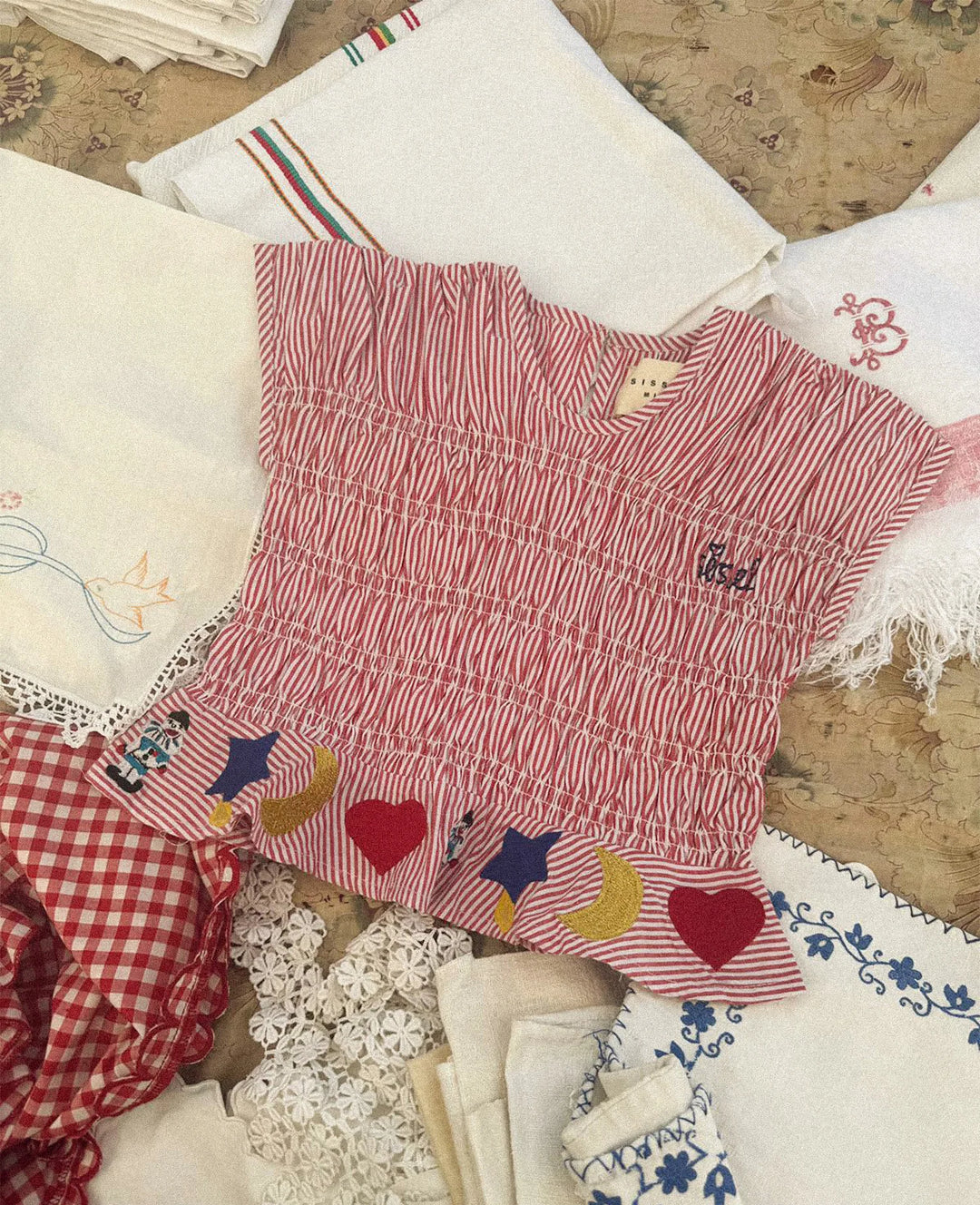 SISSEL EDELBO MINI Sol Top - Candy Stripes