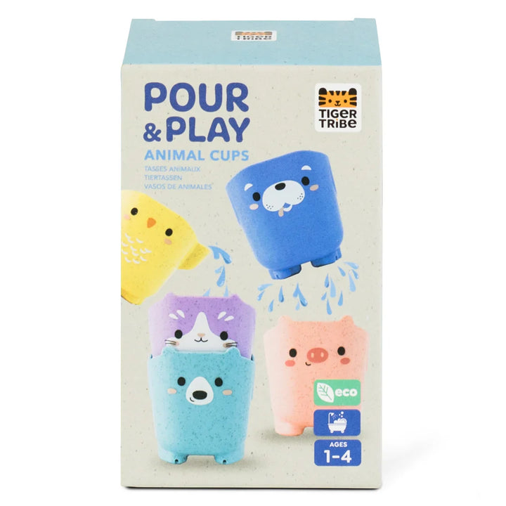 Tiger Tribe Pour & Play Bath Toys - Multi Animals