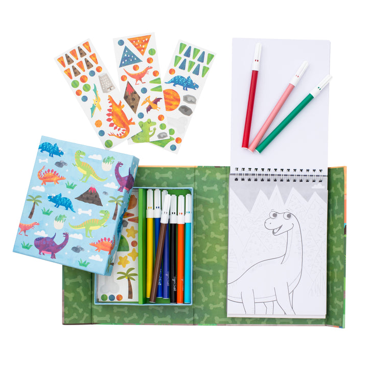 Tiger Tribe Colouring Set - Dinosaur