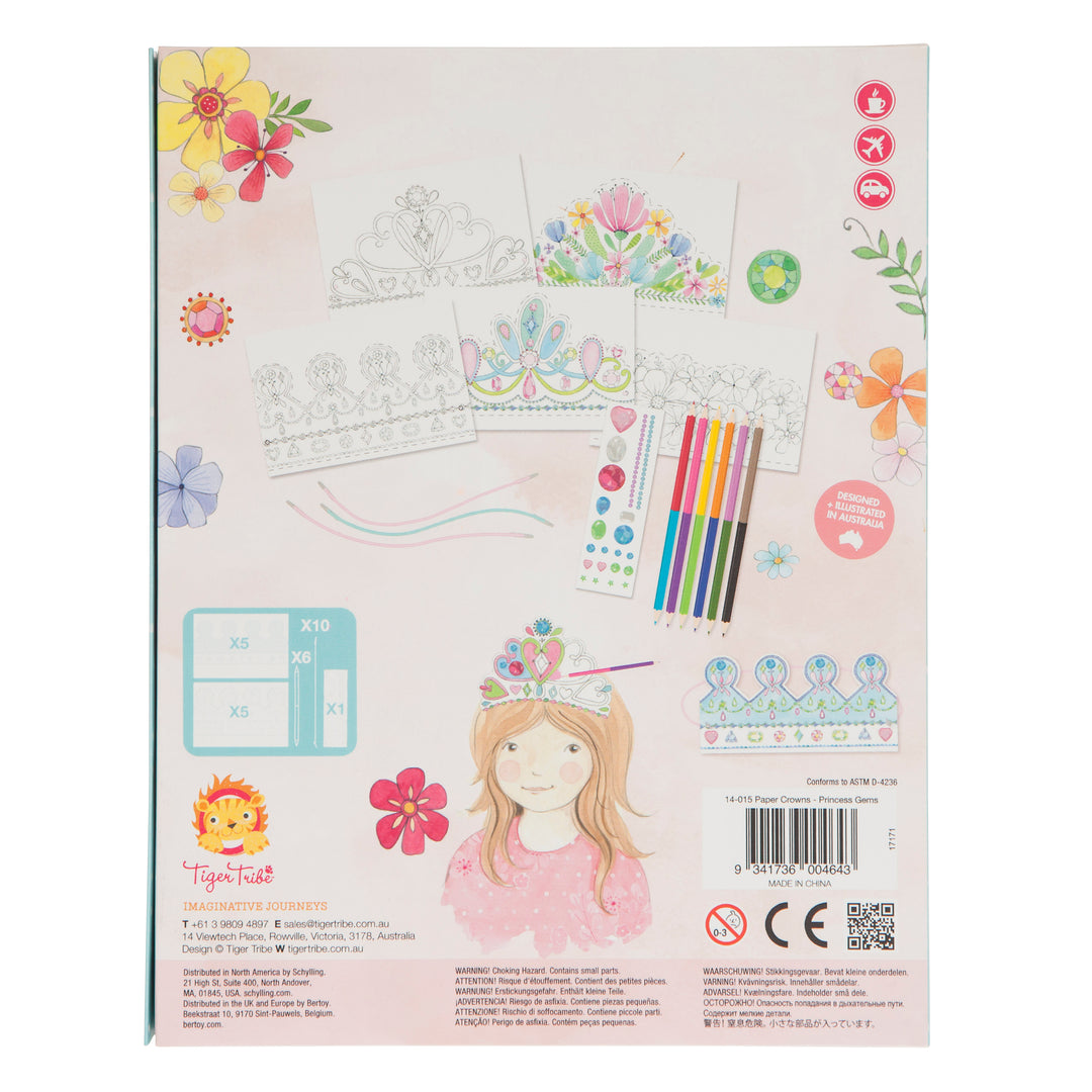 Tiger Tribe - Paper Crowns Princess Gems Kit