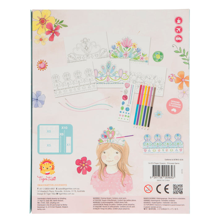 Tiger Tribe - Paper Crowns Princess Gems Kit