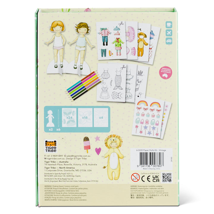 Tiger Tribe - Paper Dolls Kit