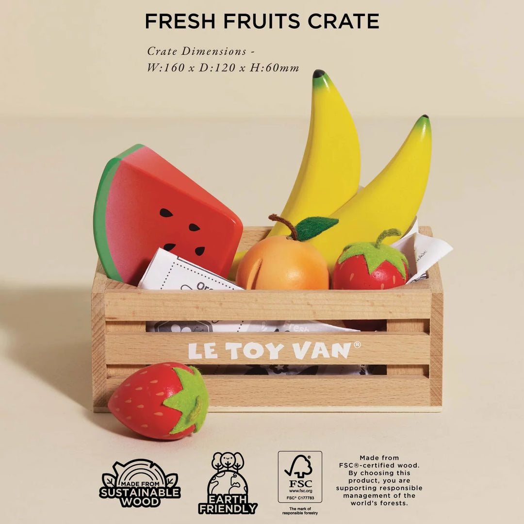 Le Toy Van Smoothie Fruits Market Crate