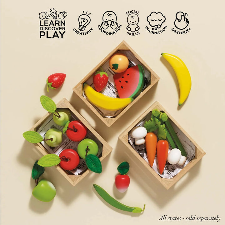 Le Toy Van Smoothie Fruits Market Crate