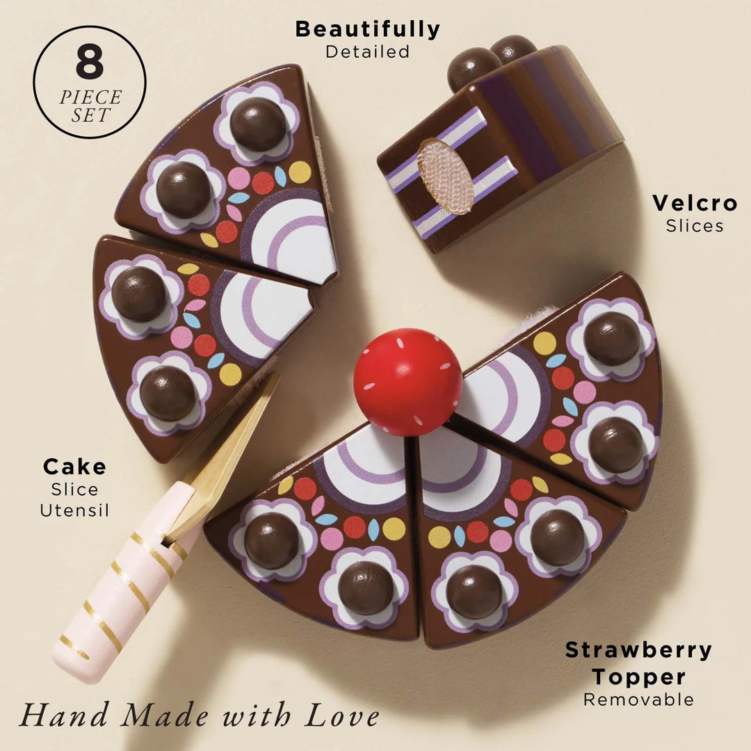 Le Toy Van Chocolate Gateau Sliceable Cake