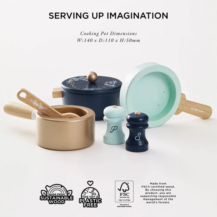 Le Toy Van Pots &amp; Pans Kitchen Accessories