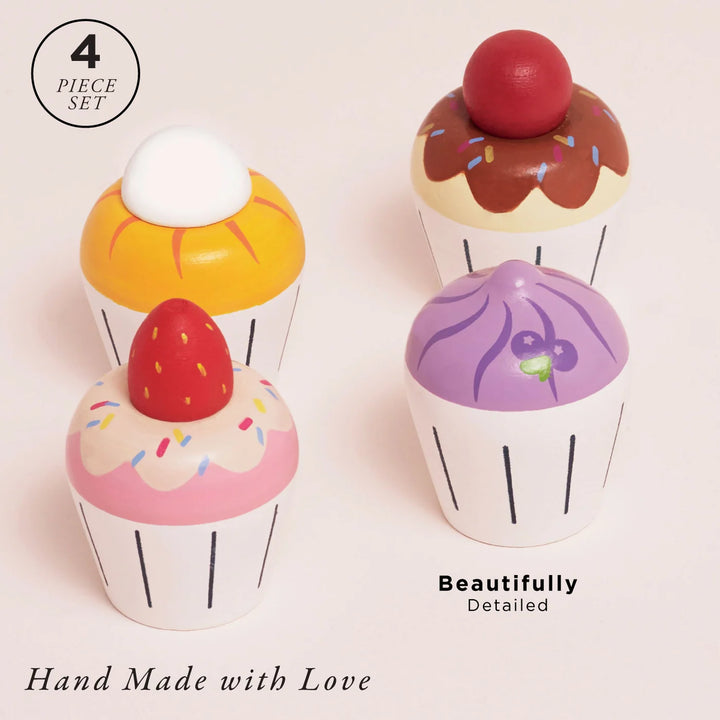 Le Toy Van Wooden Cupcake Set
