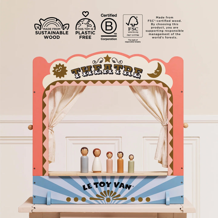 Le Toy Van - Tabletop Puppet Wooden Theatre