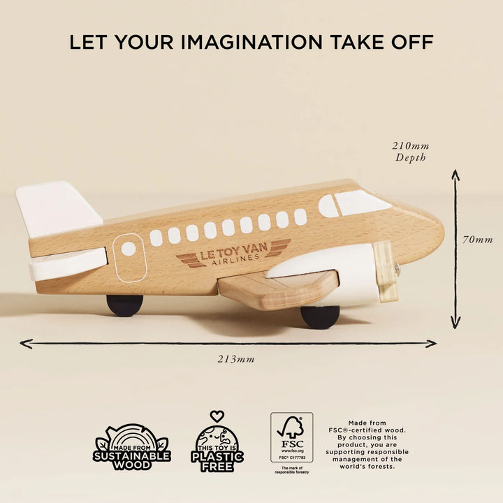 Le Toy Van - Wooden Toy Plane