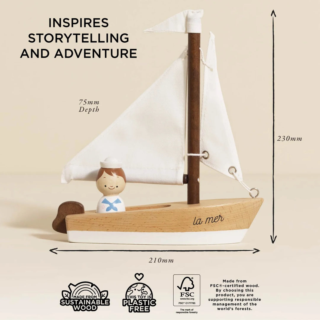 Le Toy Van - Wooden Sailing Boat