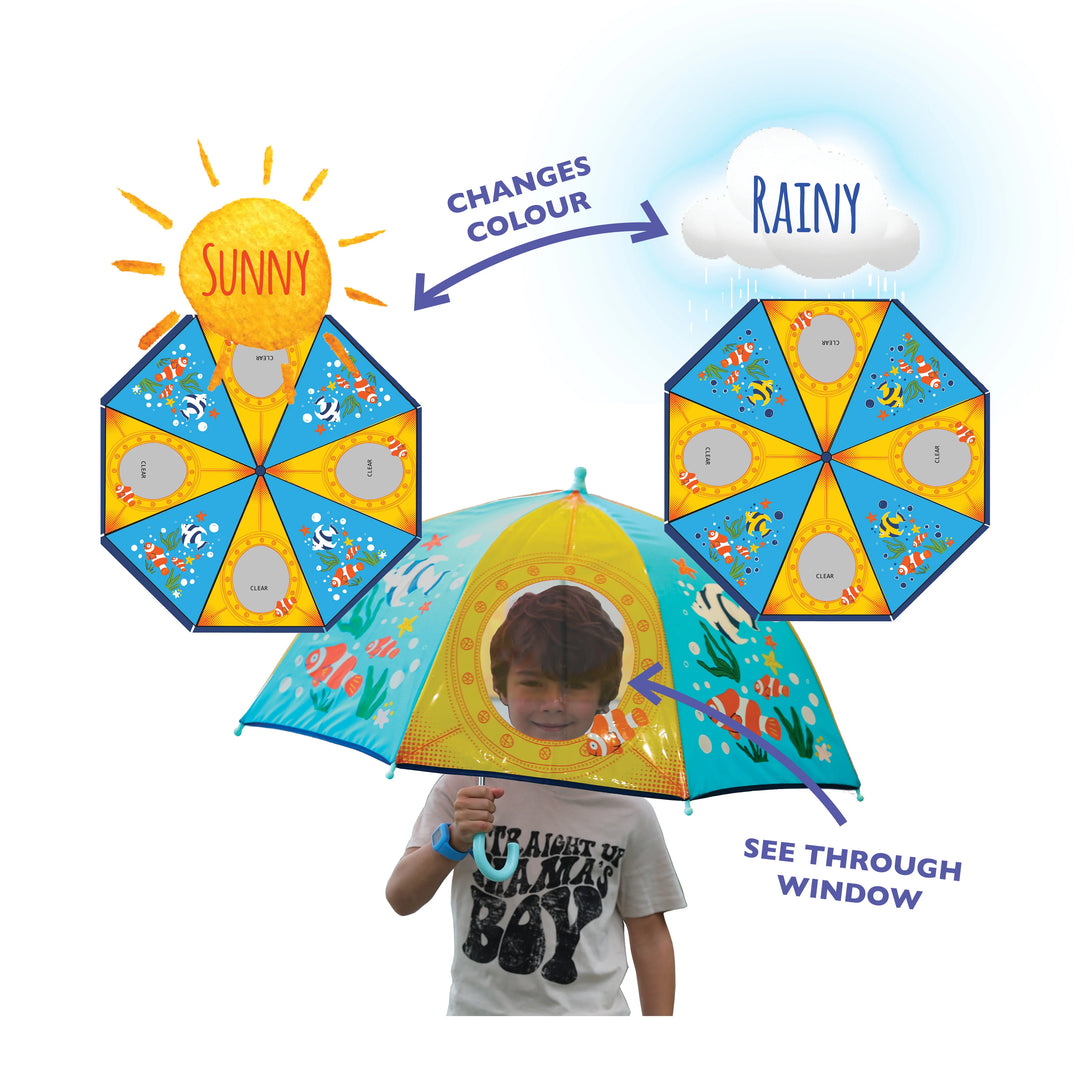 Colour Changing Umbrella - Submarine