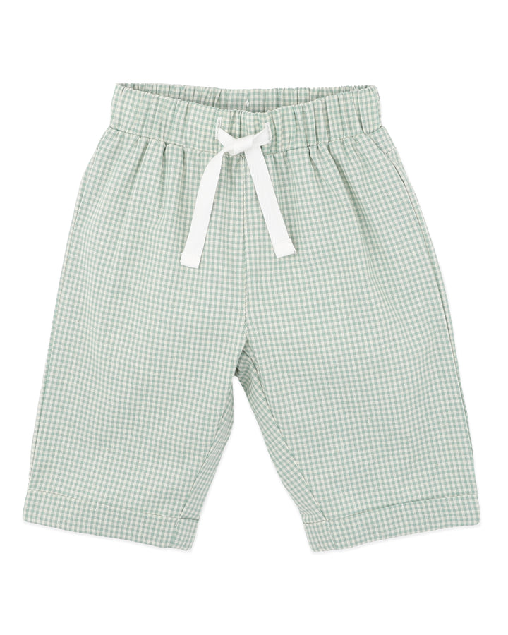 Bébé by Minihaha Scout Check Pants - Sage Check