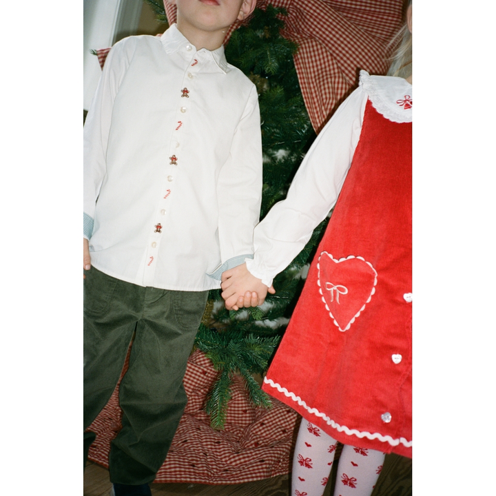 Flöss Vera Tights 2 Pack - Red &amp; Pink Glitter Bells