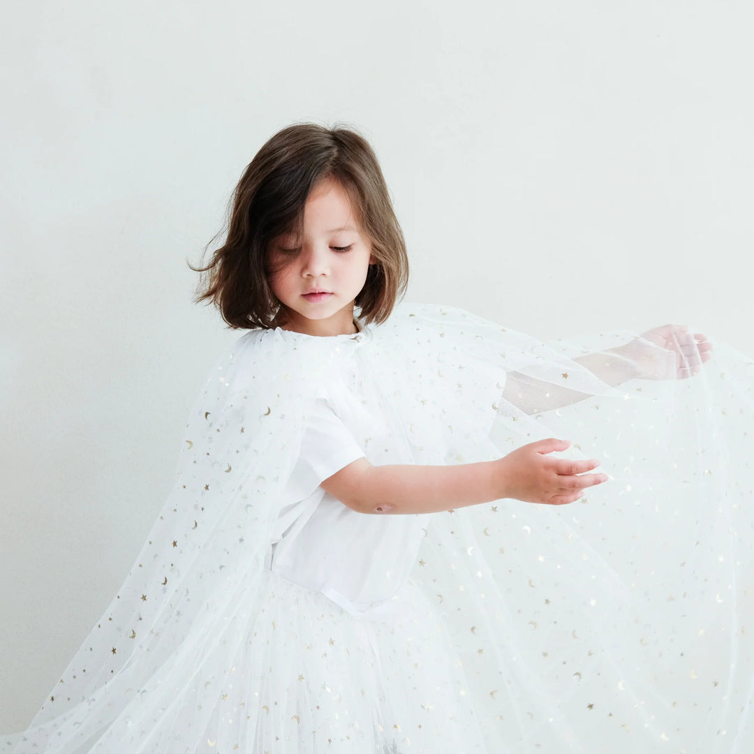 Mimi & Lula Angel Cape - White