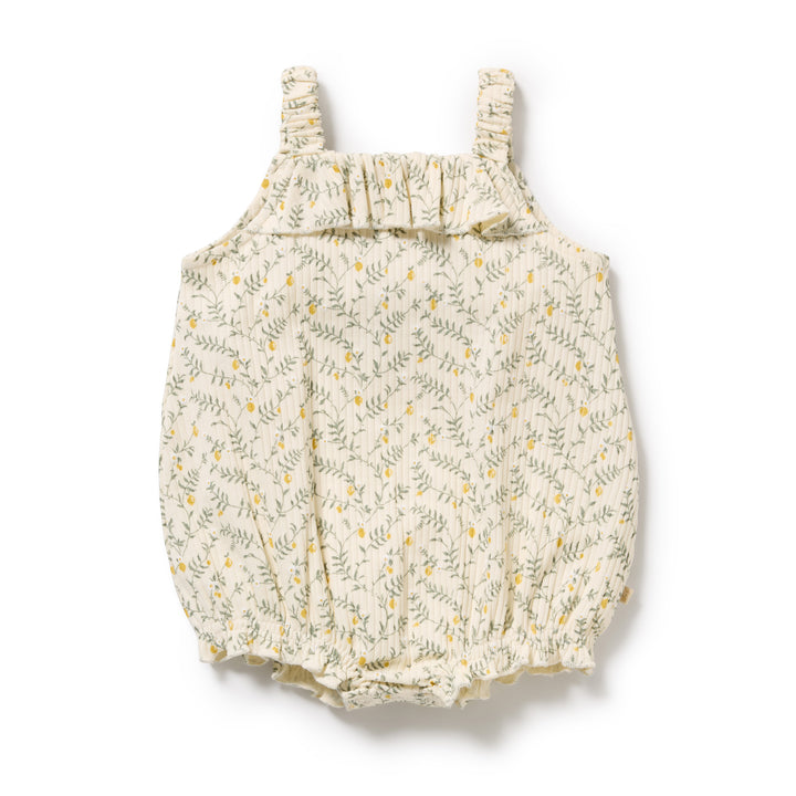 Wilson & Frenchy Organic Playsuit - Lemon Leaf