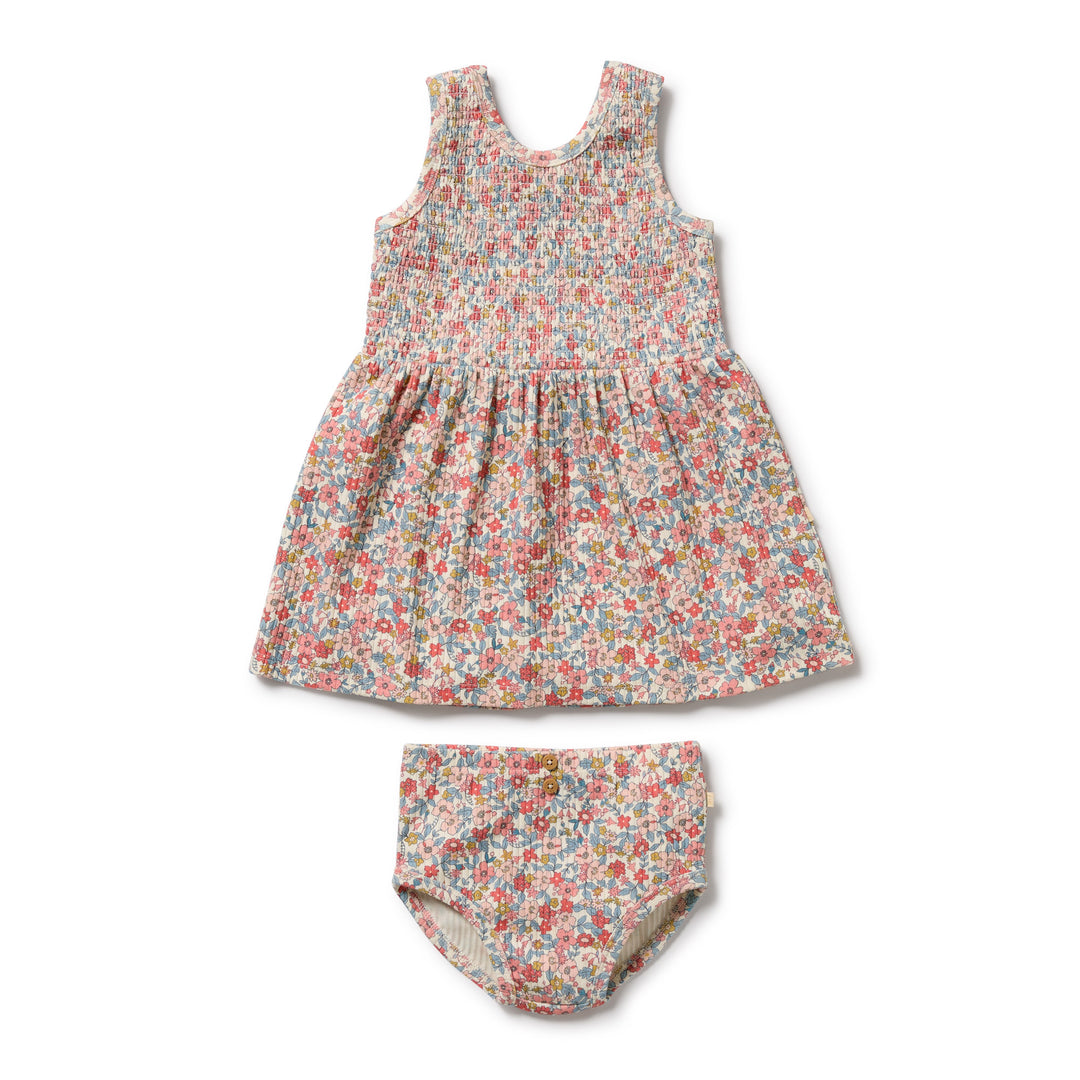 Wilson & Frenchy Organic Dress Set - Summer Bloom