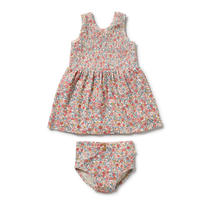 Wilson & Frenchy Organic Dress Set - Summer Bloom