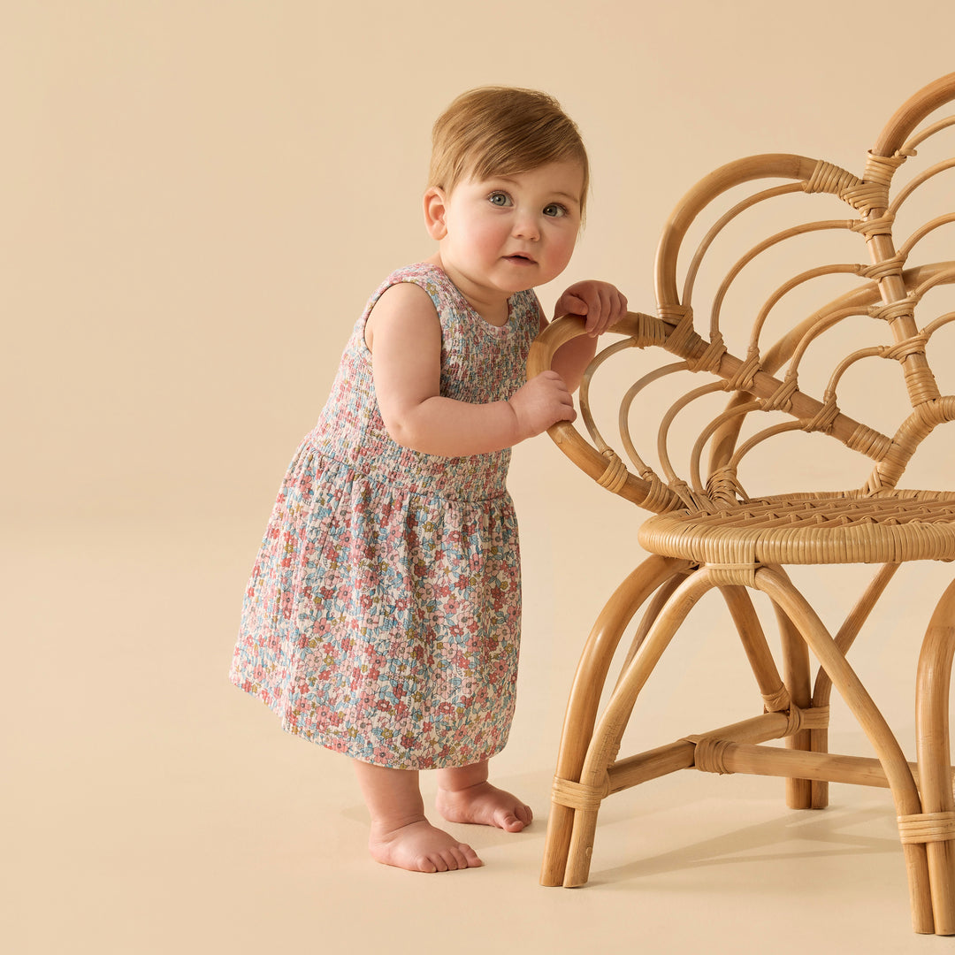 Wilson & Frenchy Organic Dress Set - Summer Bloom