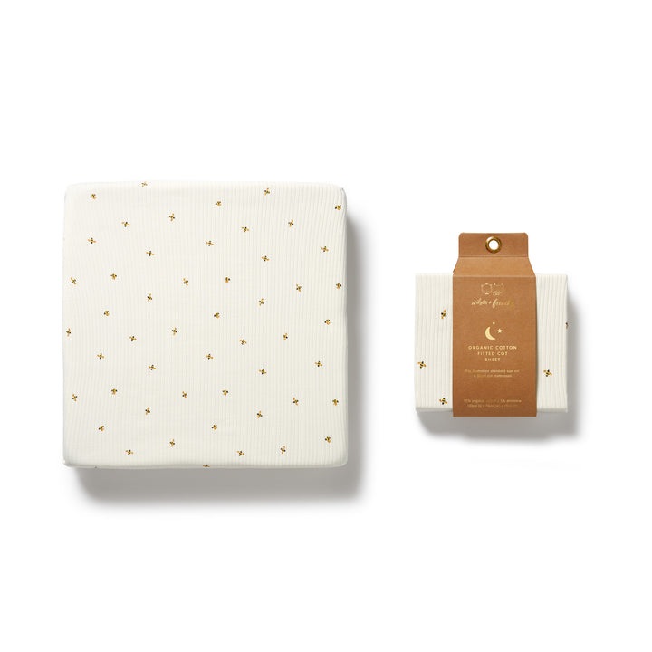 Wilson & Frenchy Organic Cot Sheet - Bee Mine