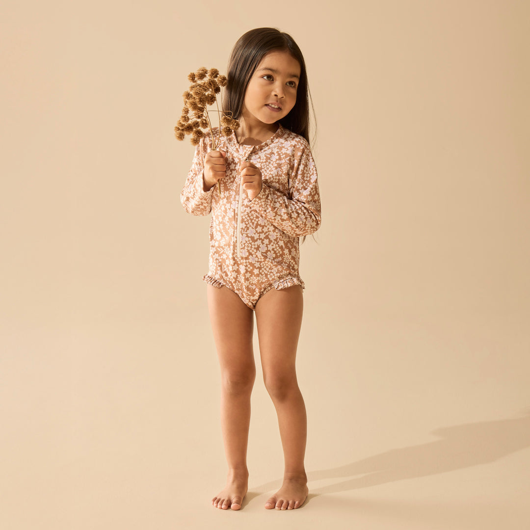 Wilson & Frenchy Long Sleeved Swimsuit - Hazel Floral