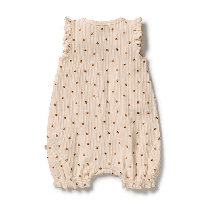 Wilson &amp; Frenchy Ruffle Zipsuit - Little Lady Bugs
