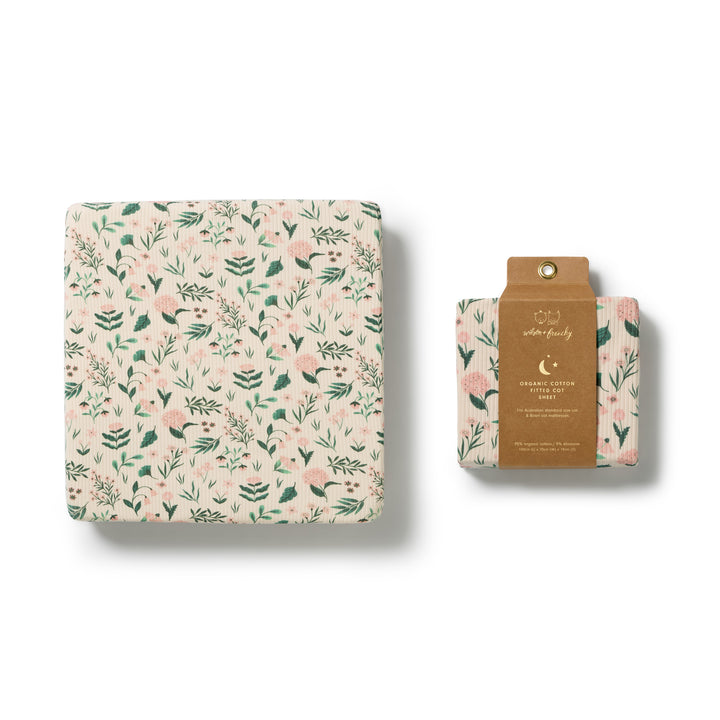 Wilson &amp; Frenchy Organic Cot Sheet - Sweet Bloom