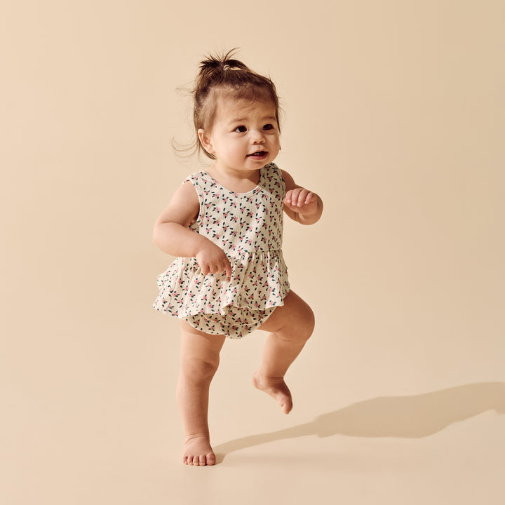 Wilson &amp; Frenchy Organic Crinkle Ruffle Set - Little Blossom