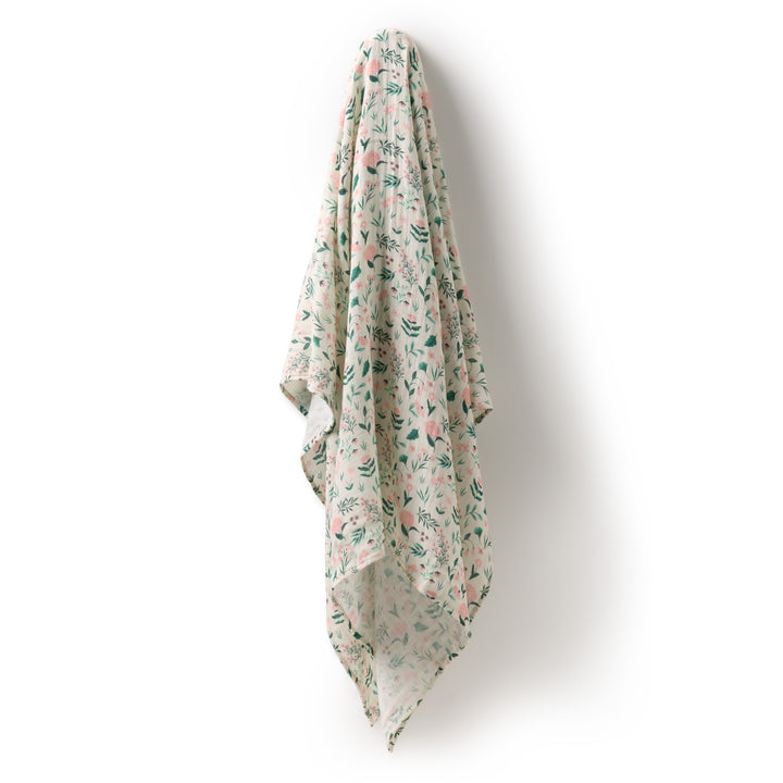 Wilson &amp; Frenchy Muslin Swaddle - Sweet Bloom