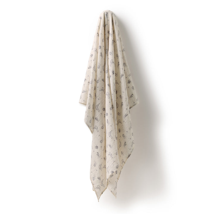 Wilson &amp; Frenchy Muslin Swaddle - Whispering Willows