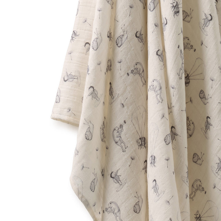 Wilson &amp; Frenchy Muslin Swaddle - Whispering Willows