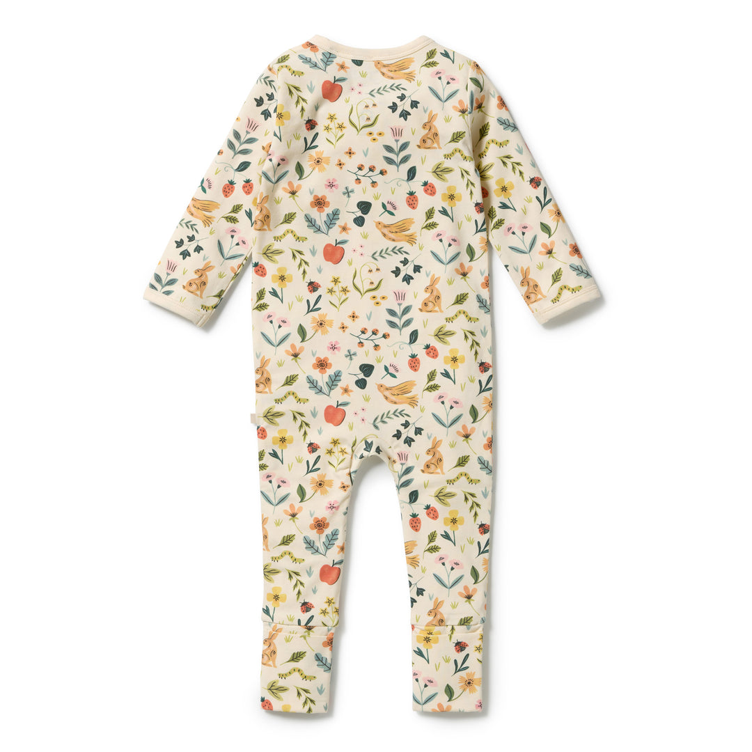 Wilson &amp; Frenchy Zipsuit with Feet - Summer Garden
