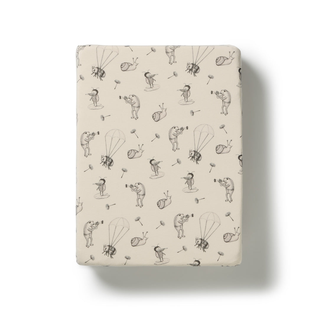 Wilson &amp; Frenchy Organic Bassinet Sheet - Whispering Willows