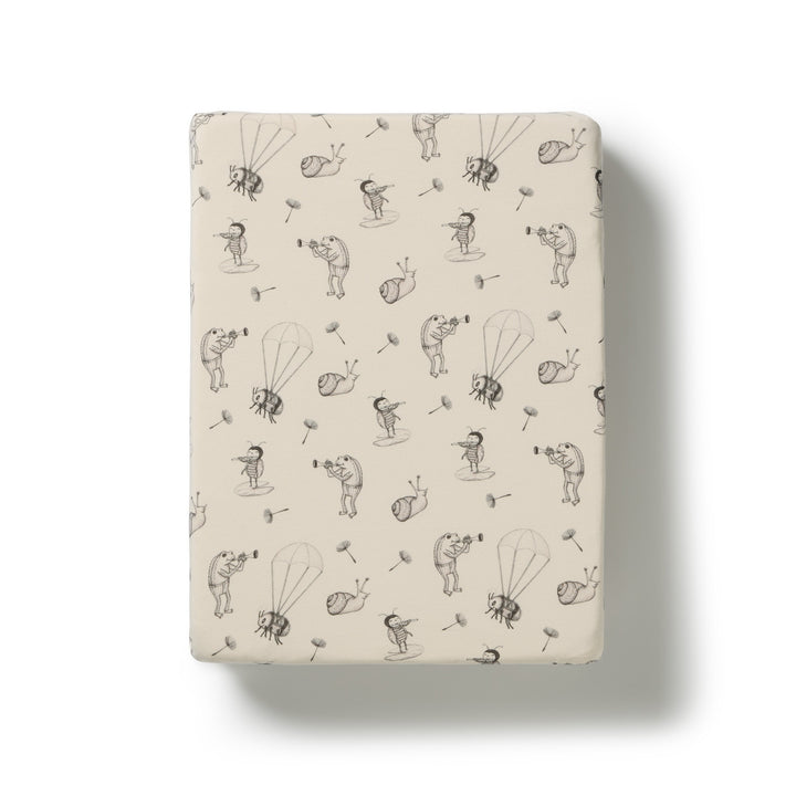 Wilson &amp; Frenchy Organic Bassinet Sheet - Whispering Willows