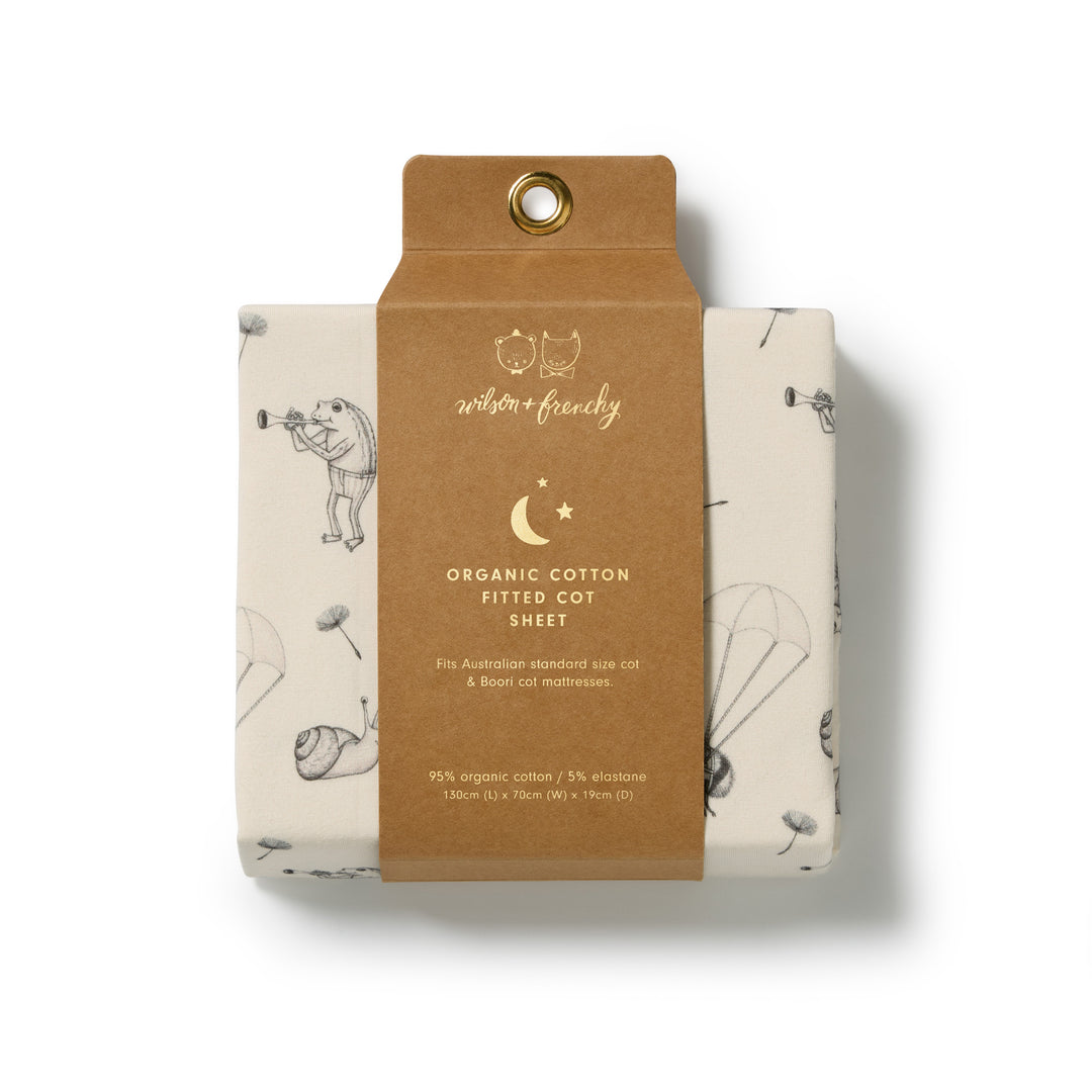 Wilson &amp; Frenchy Organic Cot Sheet - Whispering Willows