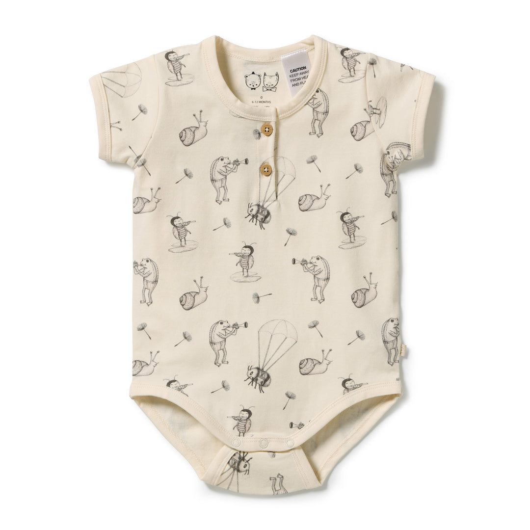 Wilson &amp; Frenchy Henley Bodysuit - Whispering Willows
