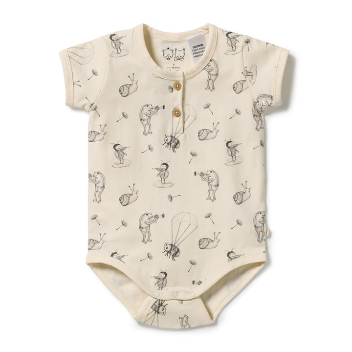 Wilson &amp; Frenchy Henley Bodysuit - Whispering Willows