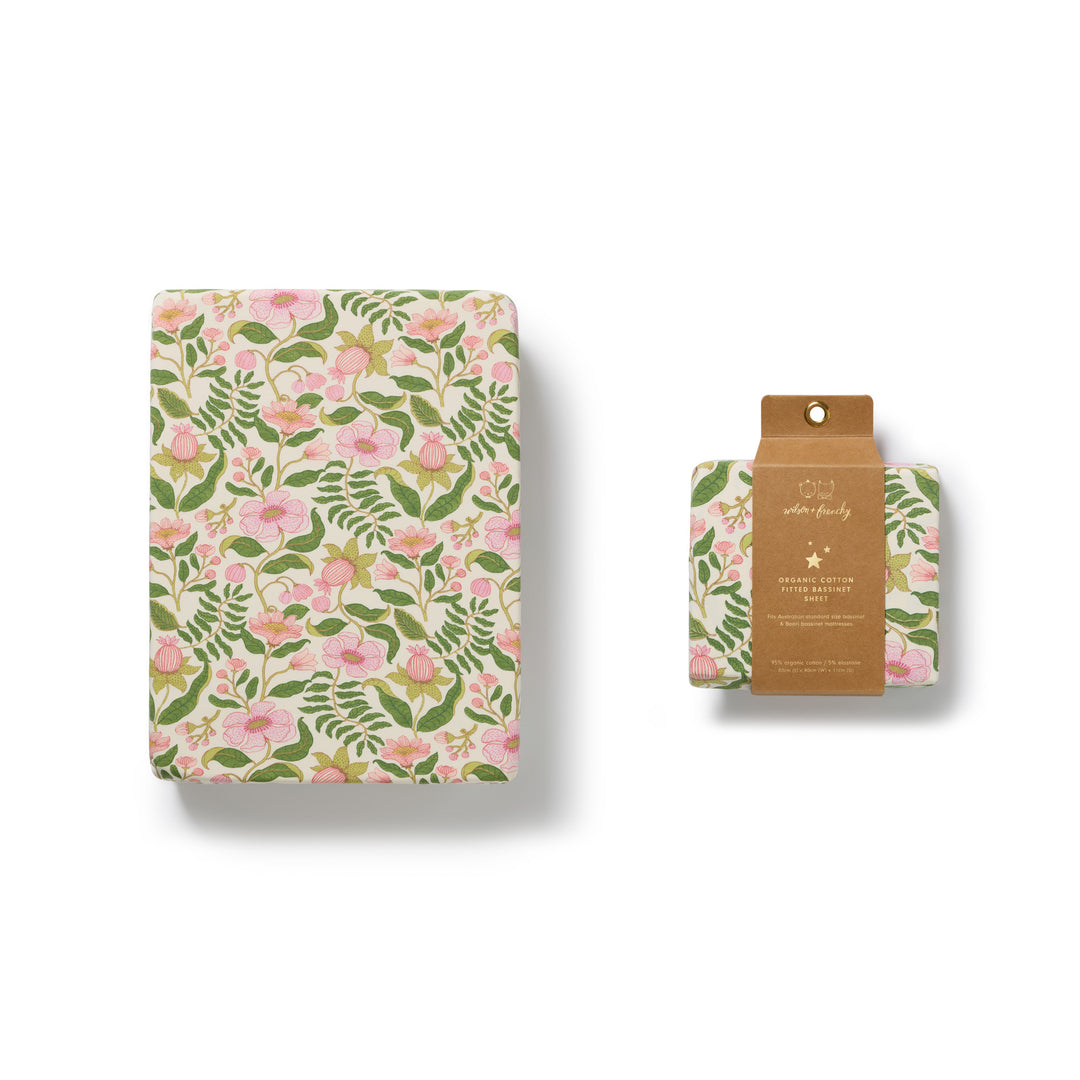 Wilson & Frenchy Organic Bassinet Sheet - Ma Fleur