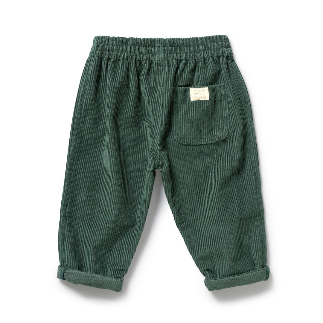 Wilson & Frenchy Organic Cord Pant - Moss Green