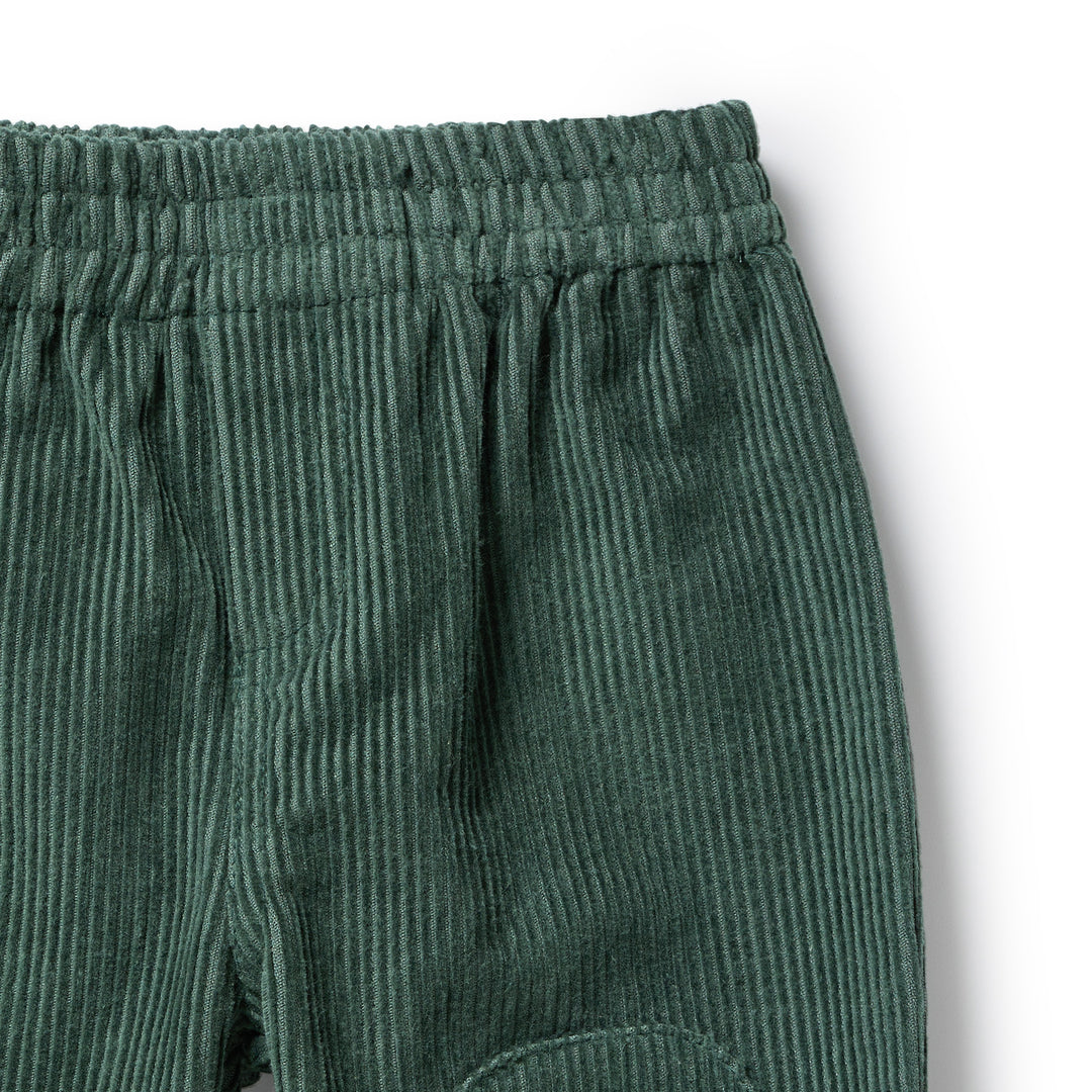 Wilson & Frenchy Organic Cord Pant - Moss Green