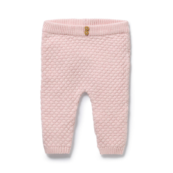 Wilson & Frenchy Organic Knitted Bauble Legging - Marshmellow