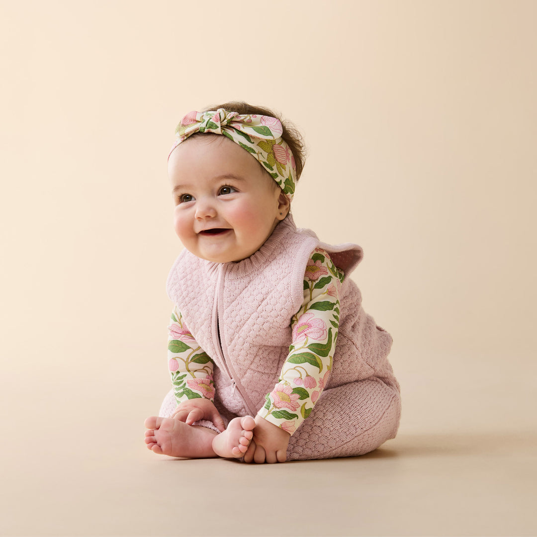 Wilson & Frenchy Organic Knitted Bauble Legging - Marshmellow